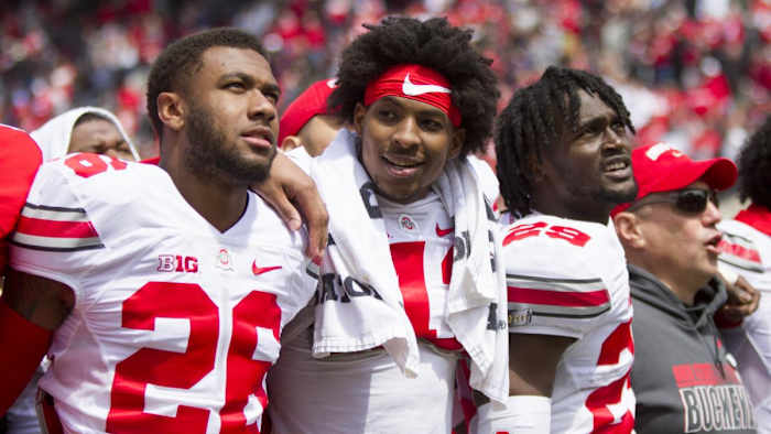 83. Cameron Brown, Josh Proctor and Denzel Burke